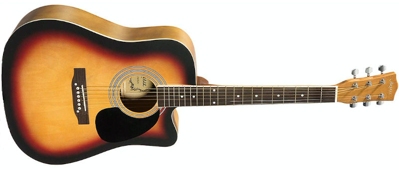 Artall Acoustic Matte Sunset Cutaway Guitar