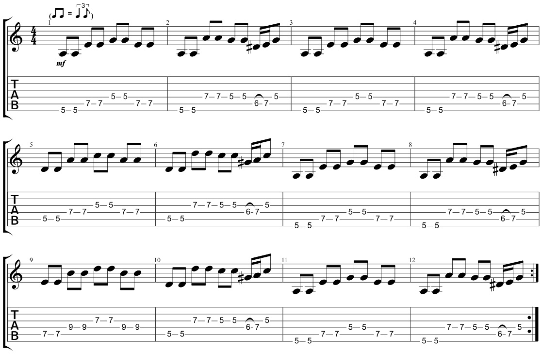 Blues Riff Shuffle 3