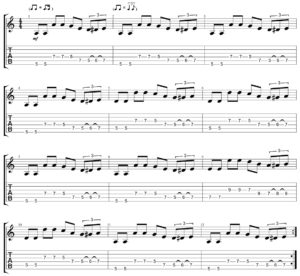 Blues Riff Shuffle 4