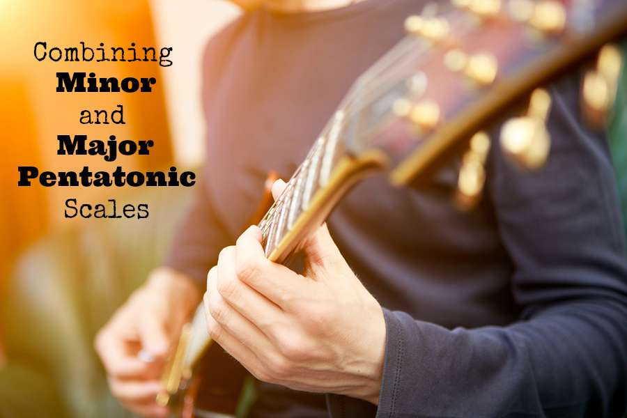 Combining minor and major pentatonic scales