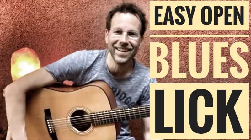 Easy Open String Blues Lick