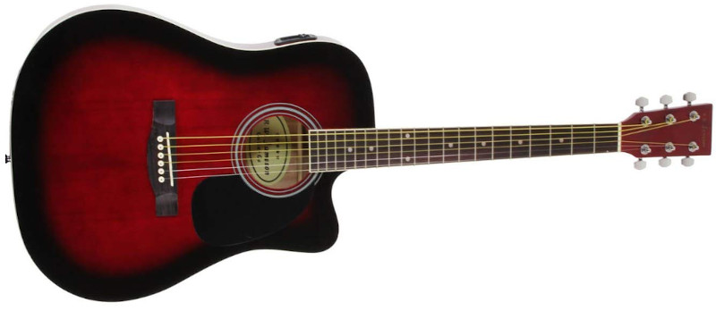 Jameson Acoustic Electric Cutaway Guitar