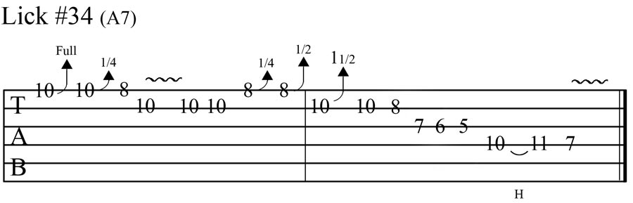 blues lick 34