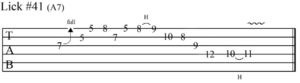 blues lick 41