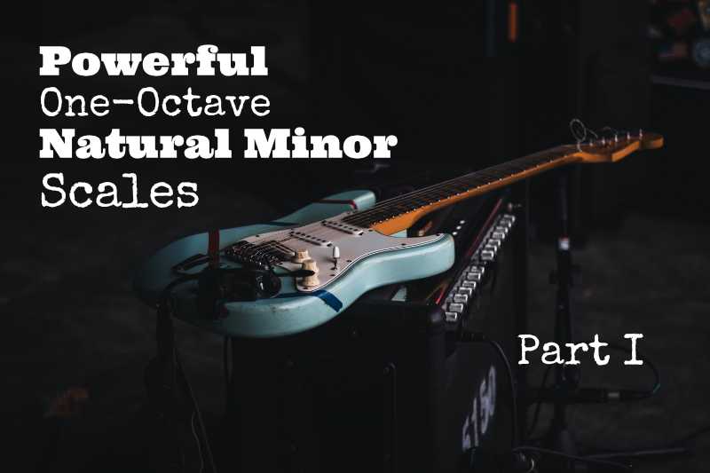 One-Octave-Natural-Minor-Scales - A natural minor scale - Part-I