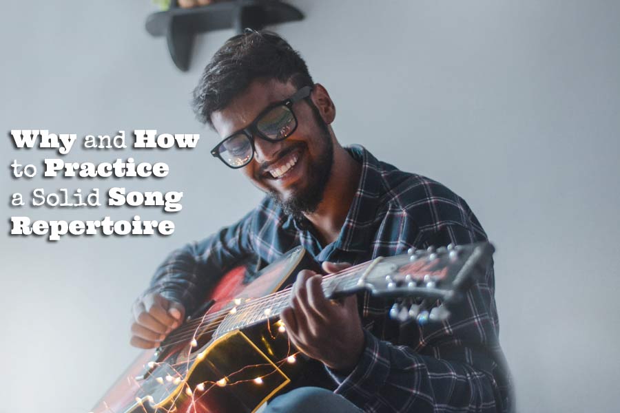 how to practice song repertoire
