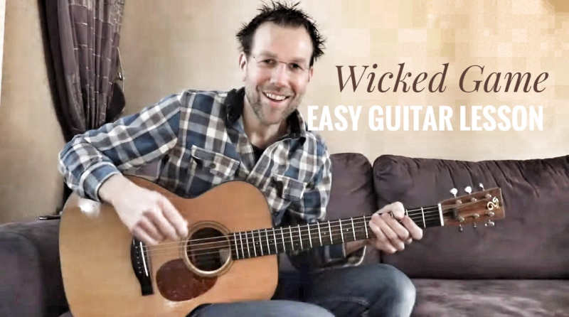 Wicked game - Chris Isaak - easy guitar lesson