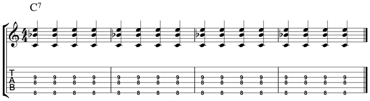 easy jazz chord 5