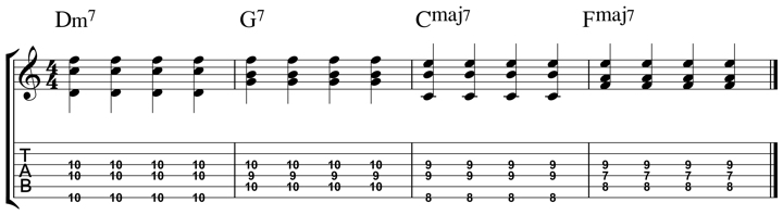 easy jazz chord 6