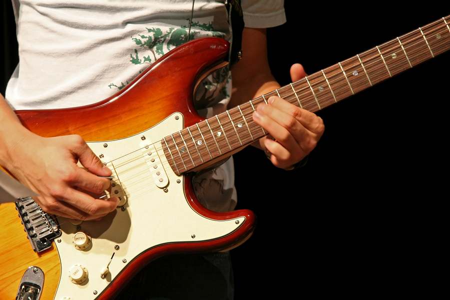 teaching guitar